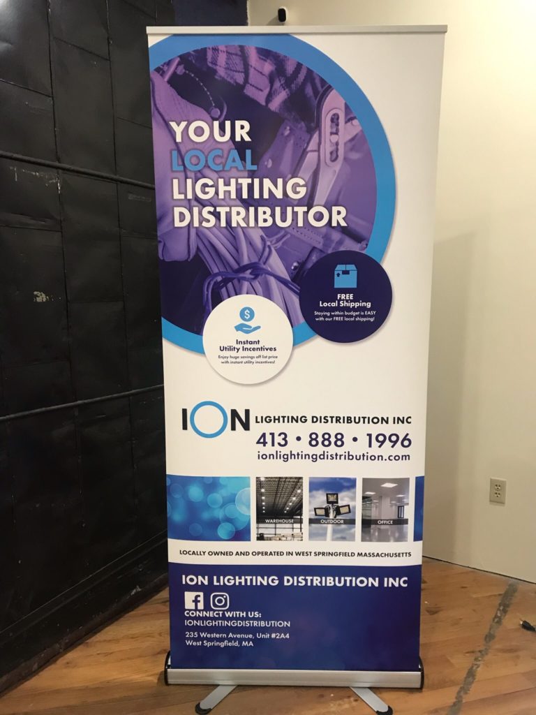Ion Lighting Distribution Pop up Banner